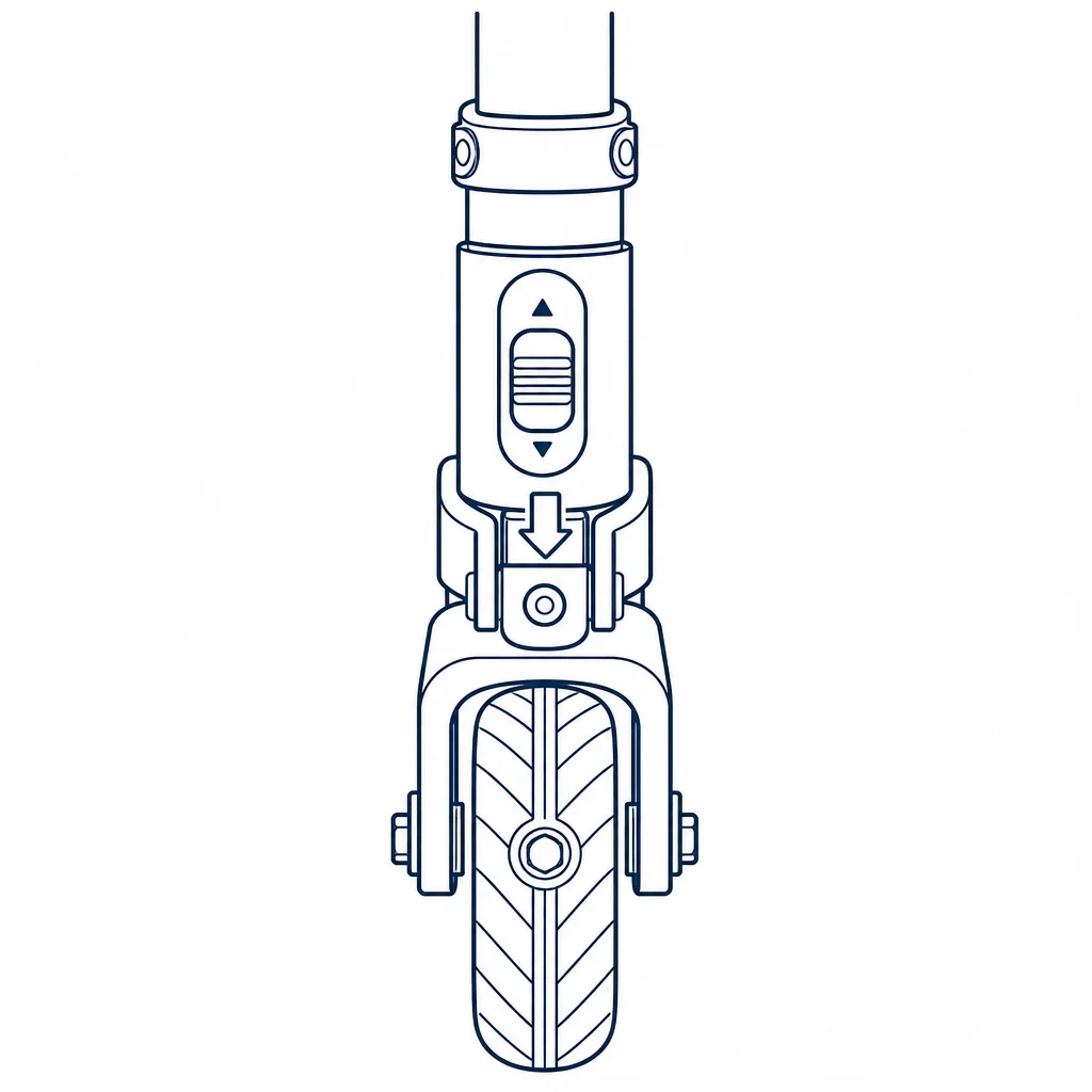 Front Fork Steering Lock Switch icon